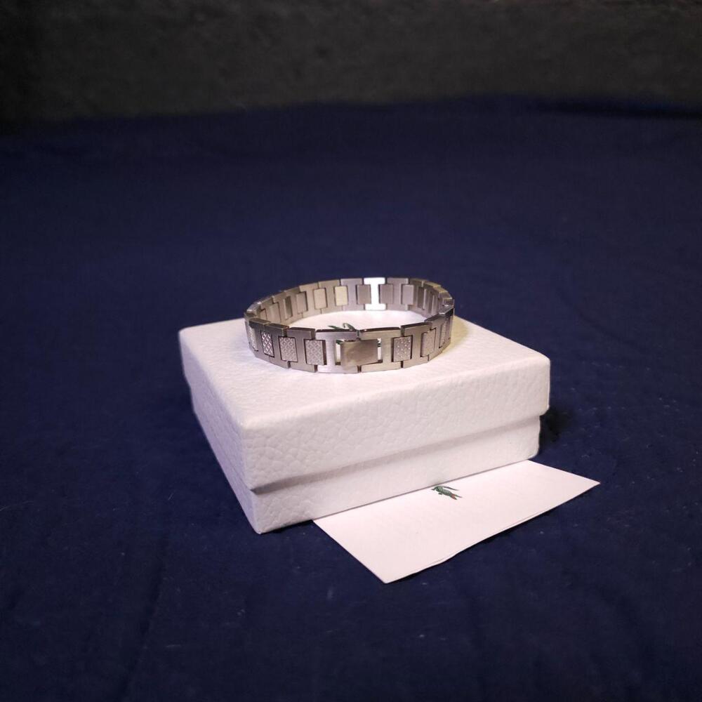Silver Tone Metropole Link Bracelet
